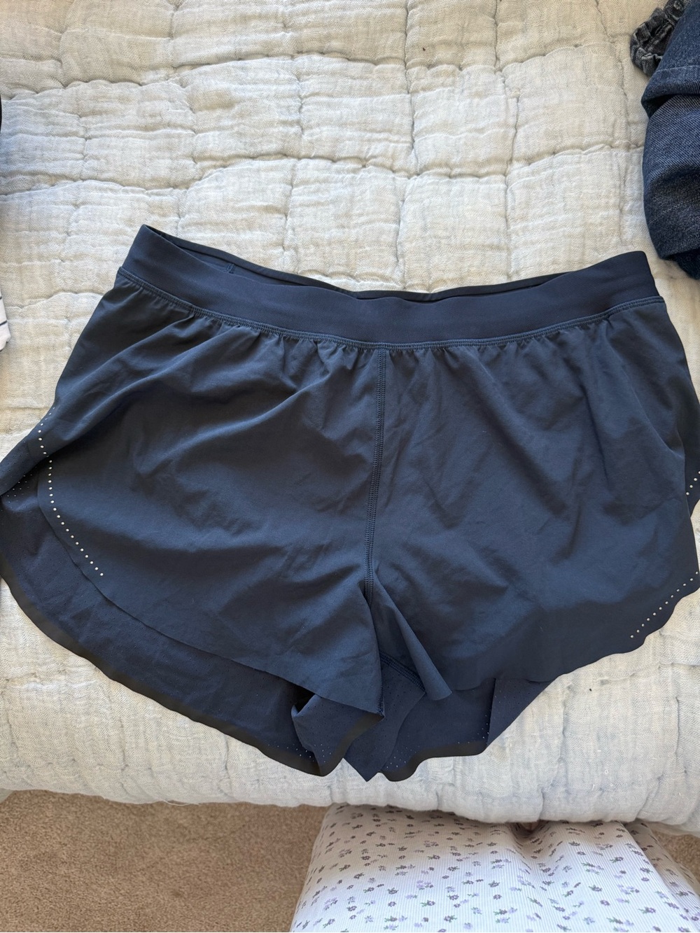 Women’s navy lululemon  Performance Running Shorts